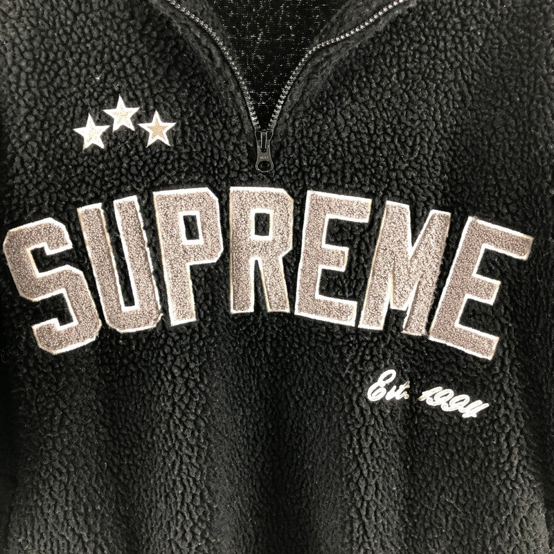 【中古品】【メンズ】 SUPREME シュプリーム ARC HALF ZIP FREECE PULLOVER　フリースプルオーバー ハーフジップ仕様 149-260512-sy-02-otoh サイズ：S カラー：ブラック系 万代Net店