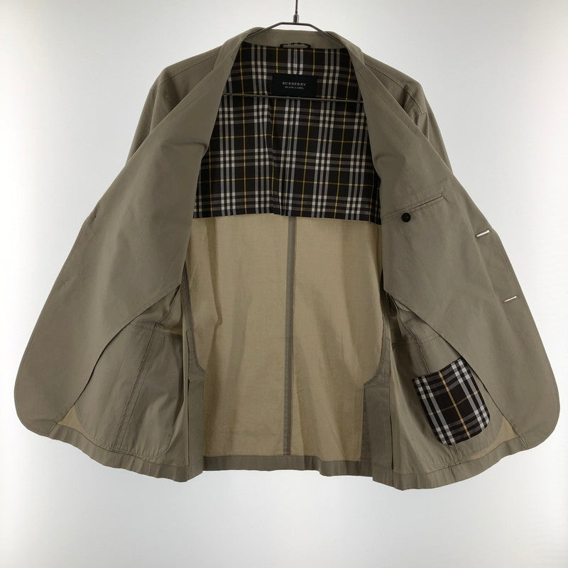 【中古品】【メンズ】 BURBERRY BLACK LABEL バーバリーブラックレーベル 4ポケット・ミリタリー（サファリ）テーラードジャケット 147-260512-sy-04-otoh サイズ：M カラー：ベージュ系 万代Net店