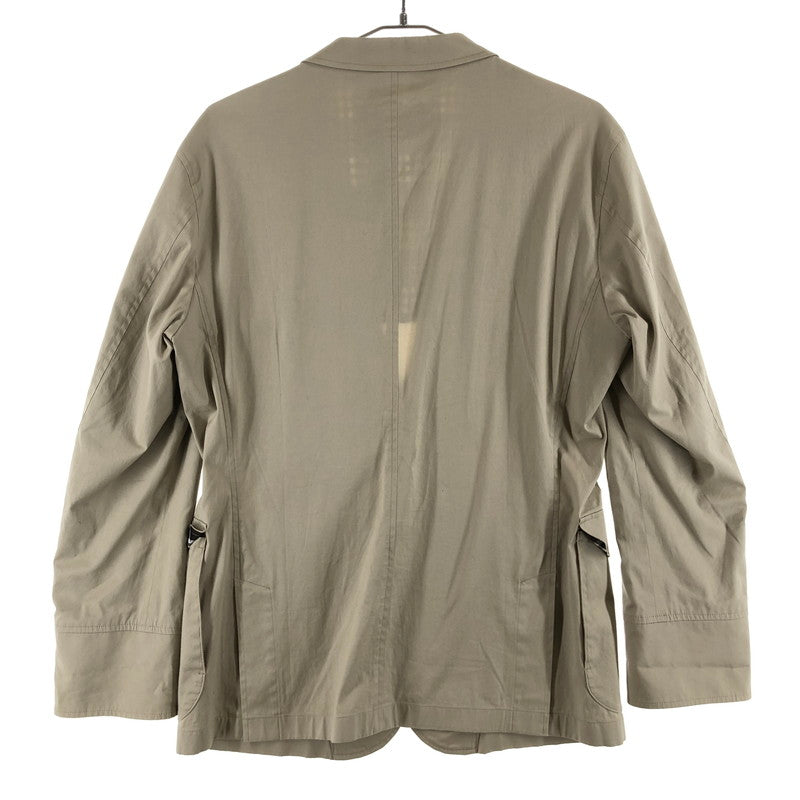 【中古品】【メンズ】 BURBERRY BLACK LABEL バーバリーブラックレーベル 4ポケット・ミリタリー（サファリ）テーラードジャケット 147-260512-sy-04-otoh サイズ：M カラー：ベージュ系 万代Net店