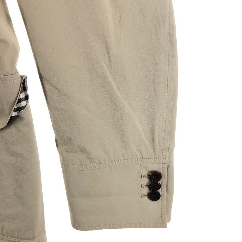 【中古品】【メンズ】 BURBERRY BLACK LABEL バーバリーブラックレーベル 4ポケット・ミリタリー（サファリ）テーラードジャケット 147-260512-sy-04-otoh サイズ：M カラー：ベージュ系 万代Net店