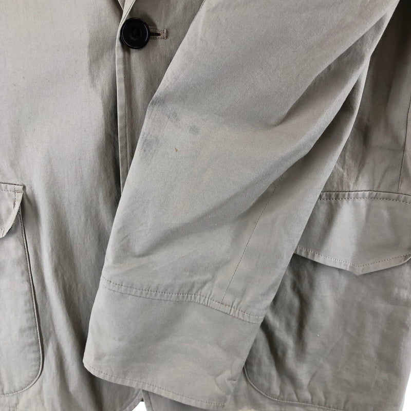 【中古品】【メンズ】 BURBERRY BLACK LABEL バーバリーブラックレーベル 4ポケット・ミリタリー（サファリ）テーラードジャケット 147-260512-sy-04-otoh サイズ：M カラー：ベージュ系 万代Net店