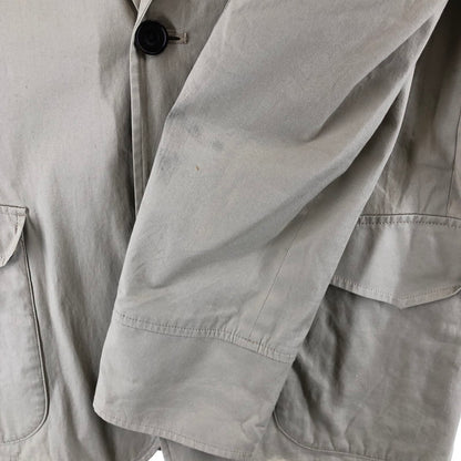 【中古品】【メンズ】 BURBERRY BLACK LABEL バーバリーブラックレーベル 4ポケット・ミリタリー（サファリ）テーラードジャケット 147-260512-sy-04-otoh サイズ：M カラー：ベージュ系 万代Net店