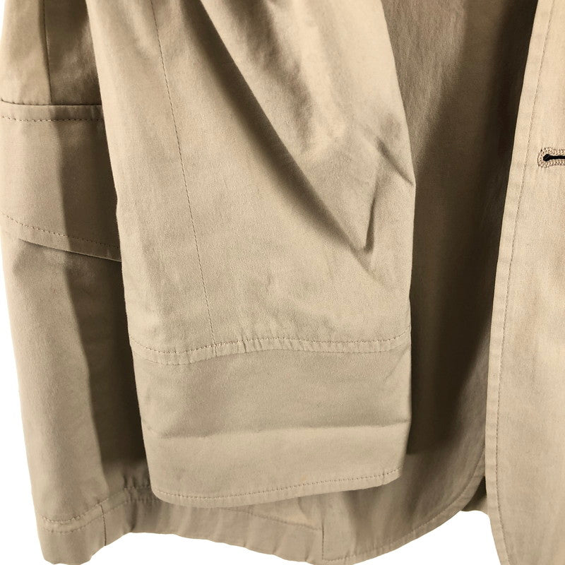 【中古品】【メンズ】 BURBERRY BLACK LABEL バーバリーブラックレーベル 4ポケット・ミリタリー（サファリ）テーラードジャケット 147-260512-sy-04-otoh サイズ：M カラー：ベージュ系 万代Net店