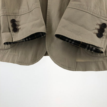 【中古品】【メンズ】 BURBERRY BLACK LABEL バーバリーブラックレーベル 4ポケット・ミリタリー（サファリ）テーラードジャケット 147-260512-sy-04-otoh サイズ：M カラー：ベージュ系 万代Net店