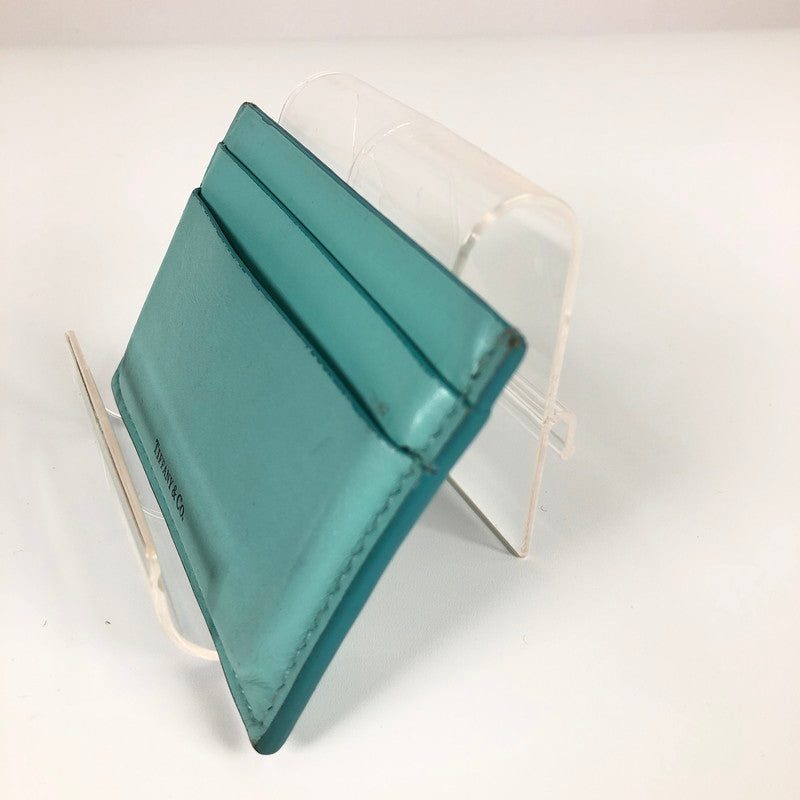 【中古品】【レディース】 TIFFANY＆CO. ティファニー カードケース パスケース 名刺入れ 182-260629-sm-04-otoh カラー：ティファニーブルー 万代Net店