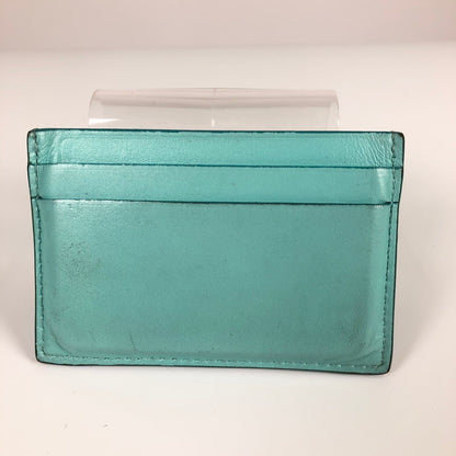 【中古品】【レディース】 TIFFANY＆CO. ティファニー カードケース パスケース 名刺入れ 182-260629-sm-04-otoh カラー：ティファニーブルー 万代Net店