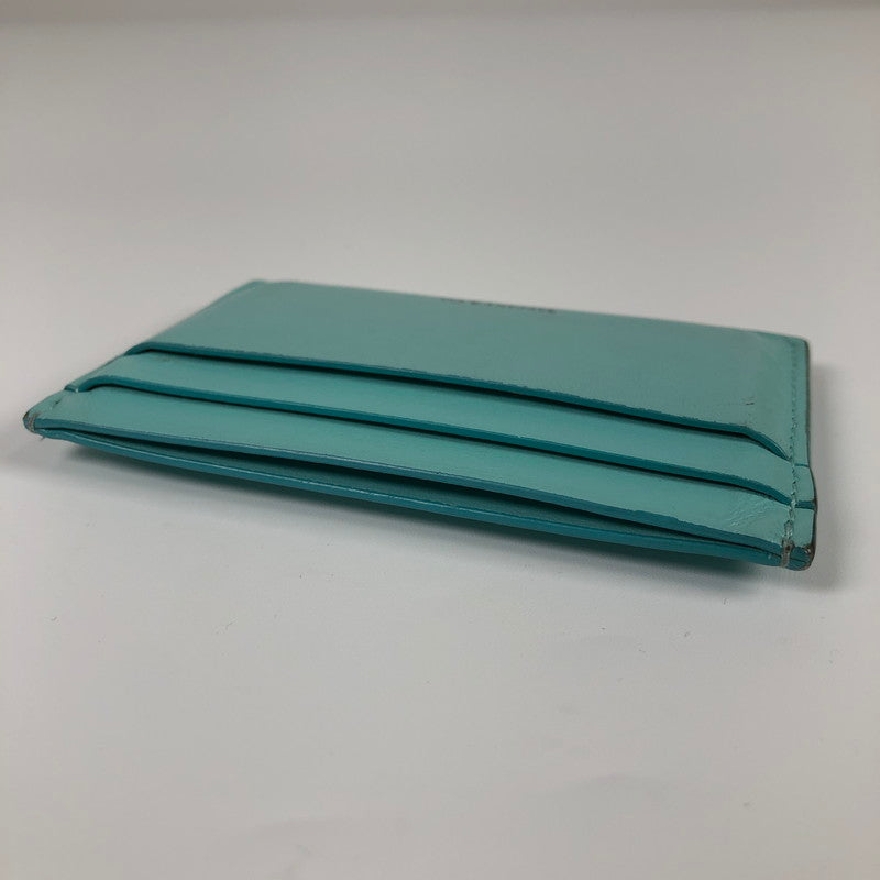 【中古品】【レディース】 TIFFANY＆CO. ティファニー カードケース パスケース 名刺入れ 182-260629-sm-04-otoh カラー：ティファニーブルー 万代Net店