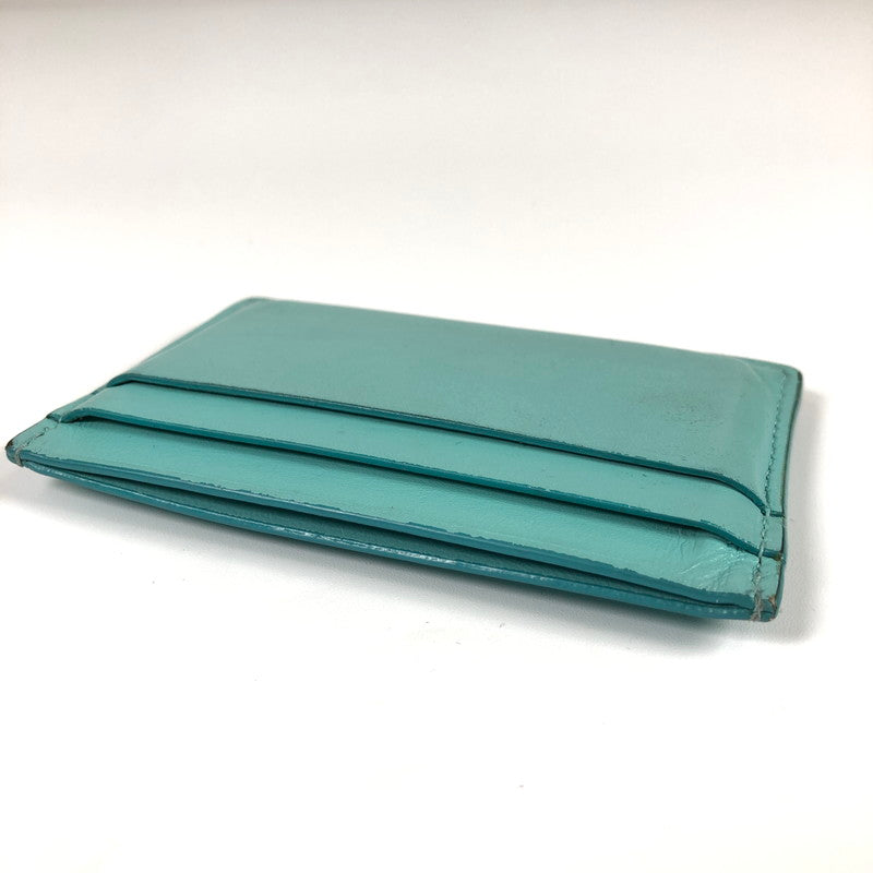 【中古品】【レディース】 TIFFANY＆CO. ティファニー カードケース パスケース 名刺入れ 182-260629-sm-04-otoh カラー：ティファニーブルー 万代Net店