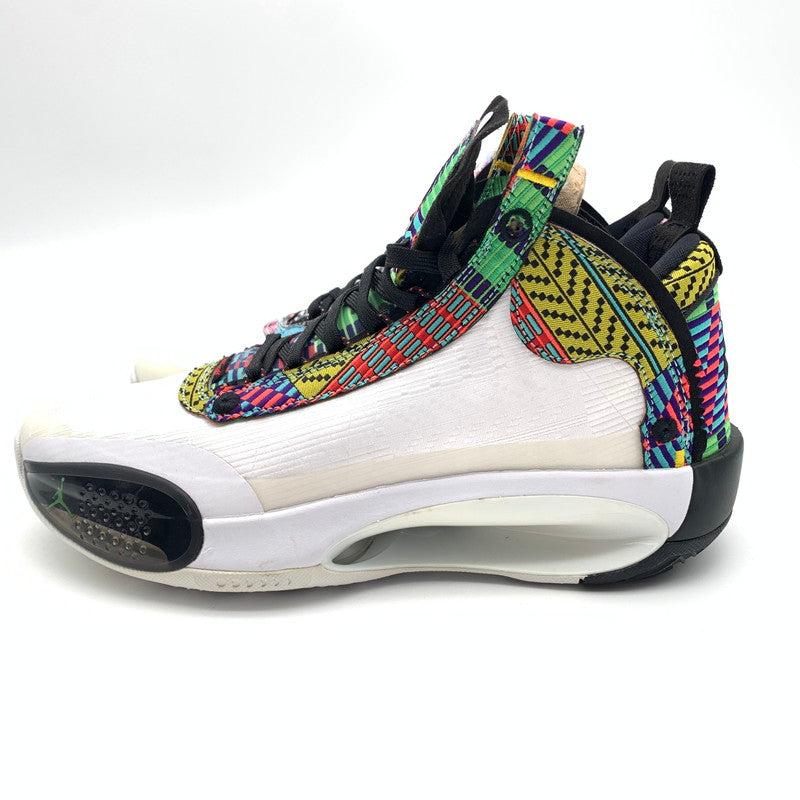 【中古美品】【メンズ】 NIKE ナイキ DA1900-900 AIR JORDAN 34 PE ”RUI HACHIMURA JAPAN” スニーカー 靴 160-260618-st-09-otoh カラー：ホワイト／マルチカラー／ブラッ 万代Net店