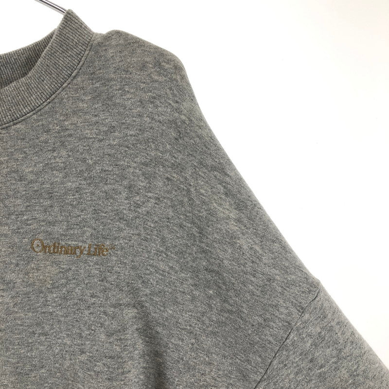 【中古品】【メンズ】 SHINYAKOZUKY ORDINARY HOME HIS CREW シンヤオノヅカ スウェット 141-260324-ts-09-otoh サイズ：M カラー：グレー 万代Net店