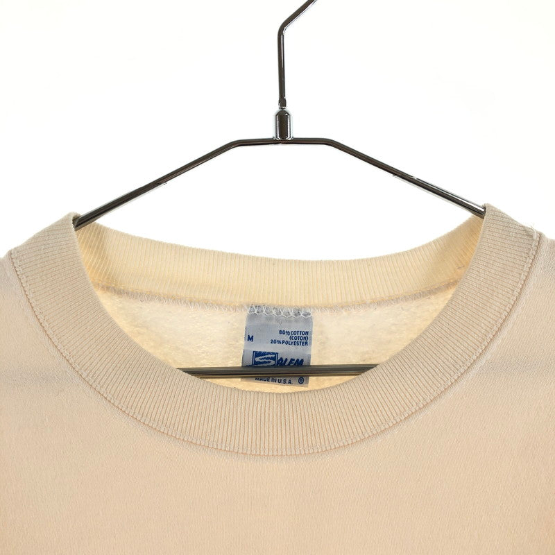 【中古品】【メンズ】 SALEM セラーム SPORTS WEAR スウェットシャツ アメリカンカジュアル 146-260511-sy-05-otoh サイズ：M カラー：オフホワイト/アイボリー系 万代Net店