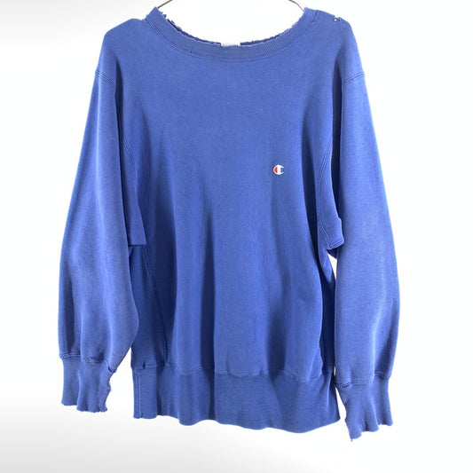 【中古品】【メンズ】 CHAMPION チャンピオン REVERSE WEAVE スウェット 146-260430-ts-11-otoh サイズ：M カラー：ブルー 万代Net店