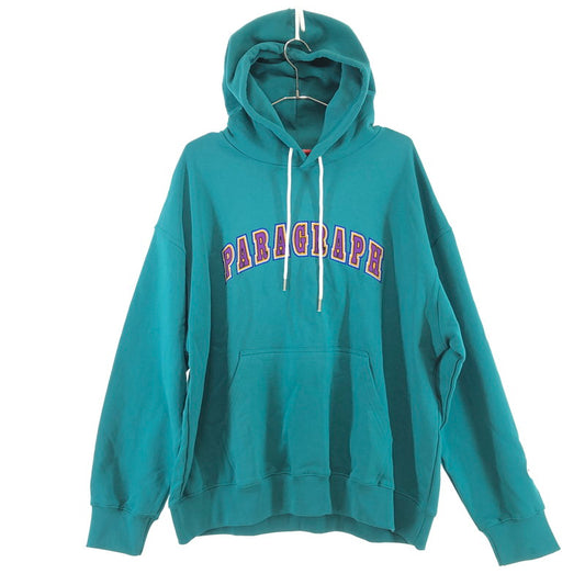 【中古美品】【メンズ】 PARAGRAPH LogoHoodie PARAGRAPH_NO.34 パラグラフ パーカー 142-260324-ts-04-otoh サイズ：フリー カラー：エメラルドグリーン 万代Net店