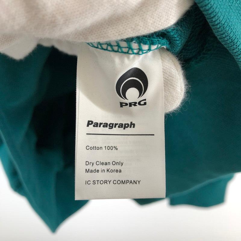 【中古美品】【メンズ】 PARAGRAPH LogoHoodie PARAGRAPH_NO.34 パラグラフ パーカー 142-260324-ts-04-otoh サイズ：フリー カラー：エメラルドグリーン 万代Net店