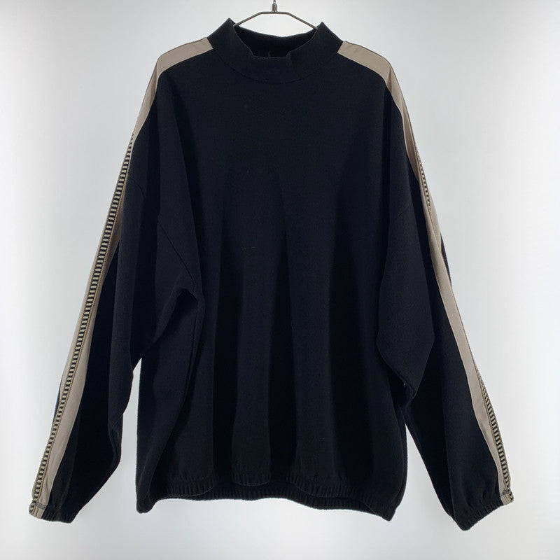 【中古品】【メンズ】 SASQUATCHFABRIX サスクワッチファブリックス 22SS-CSL-001 レーステープモックネックセーター 140-260607-st-06-otoh サイズ：XL カラー：ブラック 万代Net店