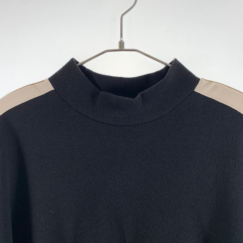 【中古品】【メンズ】 SASQUATCHFABRIX サスクワッチファブリックス 22SS-CSL-001 レーステープモックネックセーター 140-260607-st-06-otoh サイズ：XL カラー：ブラック 万代Net店