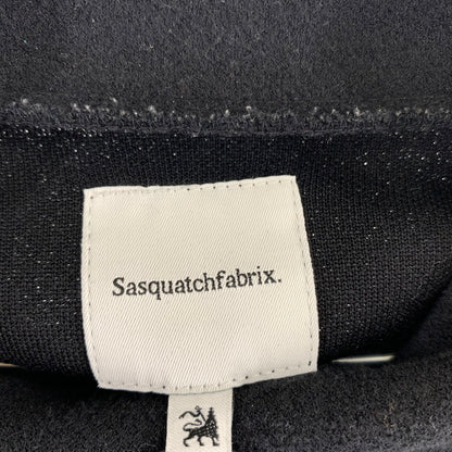 【中古品】【メンズ】 SASQUATCHFABRIX サスクワッチファブリックス 22SS-CSL-001 レーステープモックネックセーター 140-260607-st-06-otoh サイズ：XL カラー：ブラック 万代Net店