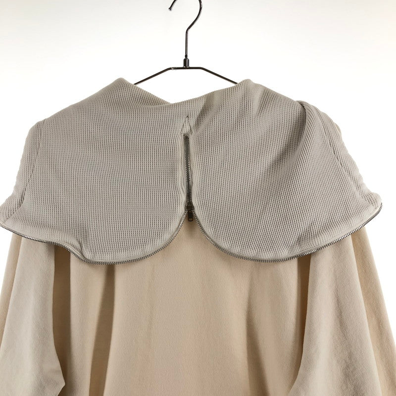 【中古品】【メンズ】 SABY A-101434 TWOTONE HOODED SHIRT サバイ ツートーン フーデッド スウェット パーカー 140-260612-sm-03-otoh サイズ：L カラー：クリーム 万代Net店