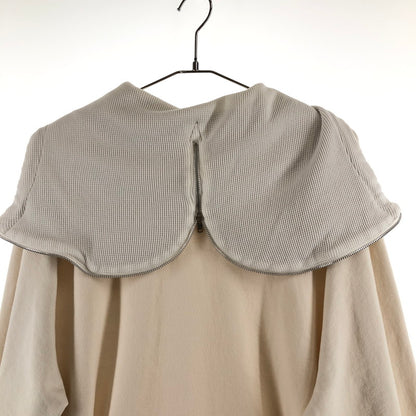 【中古品】【メンズ】 SABY A-101434 TWOTONE HOODED SHIRT サバイ ツートーン フーデッド スウェット パーカー 140-260612-sm-03-otoh サイズ：L カラー：クリーム 万代Net店