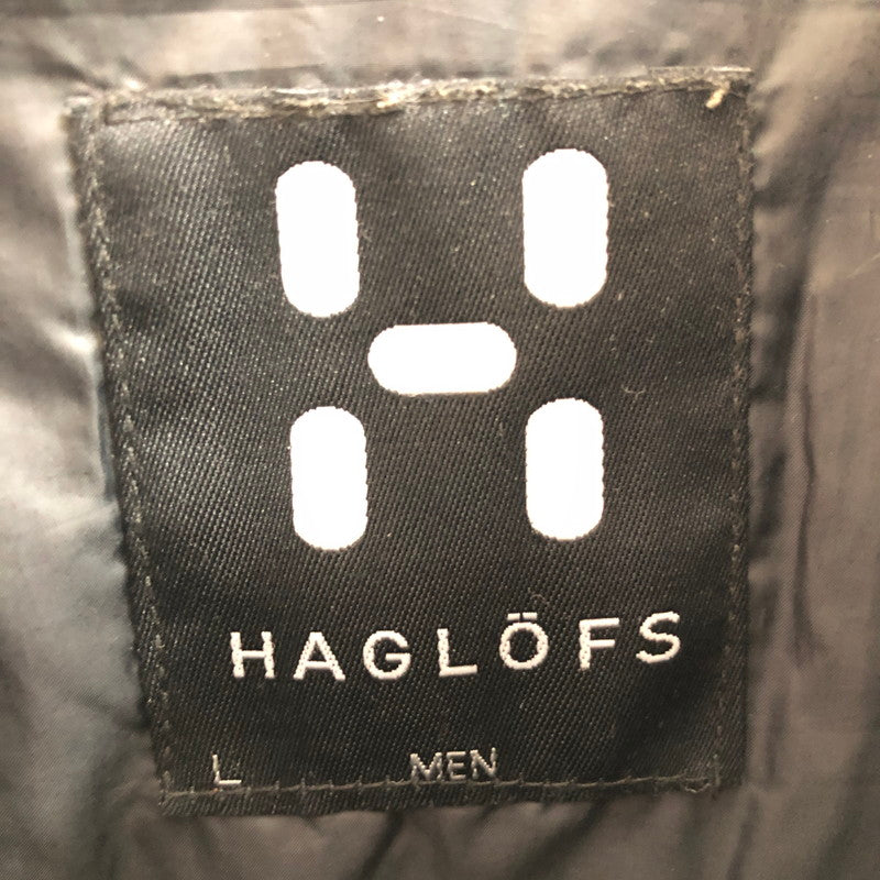 【中古品】【メンズ】 HAGLOFS ホグロフス BARRIER III HOOD　中綿ジャケット インシュレーションジャケット 144-260510-sy-03-otoh サイズ：L カラー：ブラック系 万代Net店