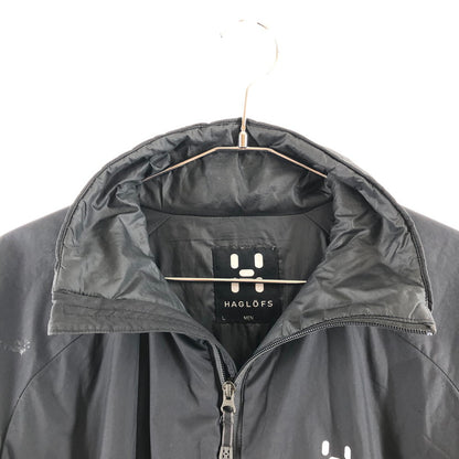 【中古品】【メンズ】 HAGLOFS ホグロフス BARRIER III HOOD　中綿ジャケット インシュレーションジャケット 144-260510-sy-03-otoh サイズ：L カラー：ブラック系 万代Net店