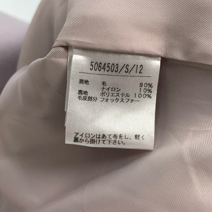 【中古品】【レディース】 NOEKA 5064503 ウールフレアチェスターコート アウター ブランド 古着 (fuz) 169-260606-gm-07-oto サイズ：S カラー：ピンク 万代Net店