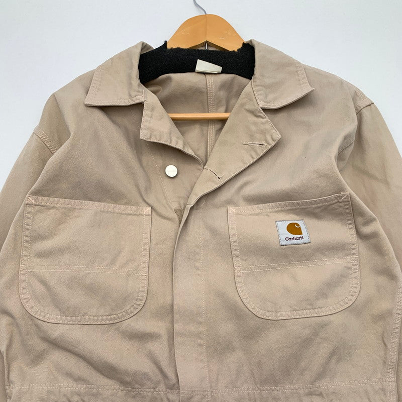 【中古品】【メンズ】 CARHARTT カーハート ダック オールインワン つなぎ ブランド 古着 (fuz) 157-260606-gm-25-oto サイズ：40 カラー：ベージュ 万代Net店
