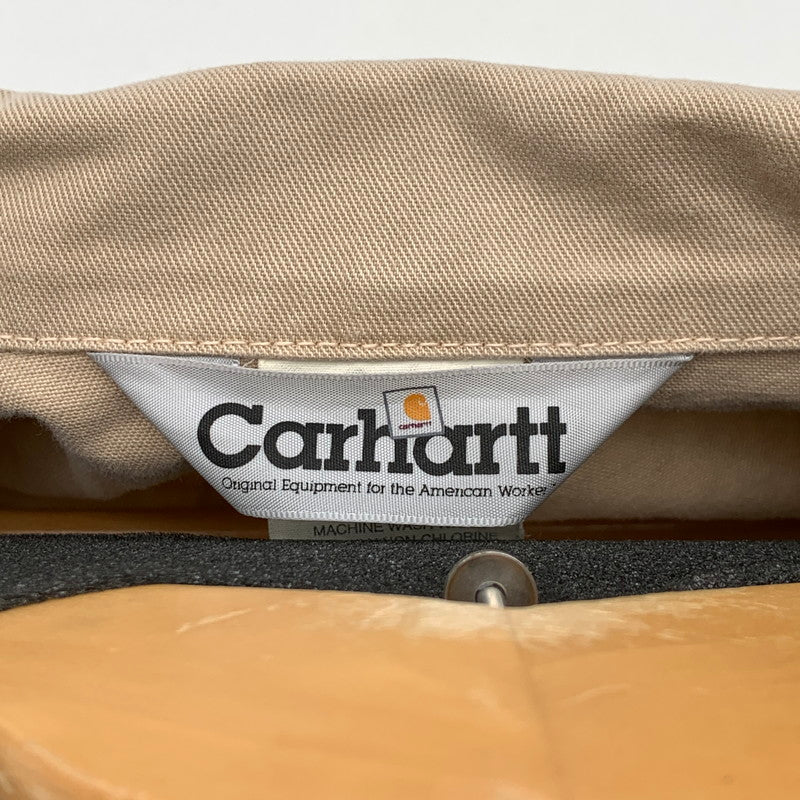 【中古品】【メンズ】 CARHARTT カーハート ダック オールインワン つなぎ ブランド 古着 (fuz) 157-260606-gm-25-oto サイズ：40 カラー：ベージュ 万代Net店