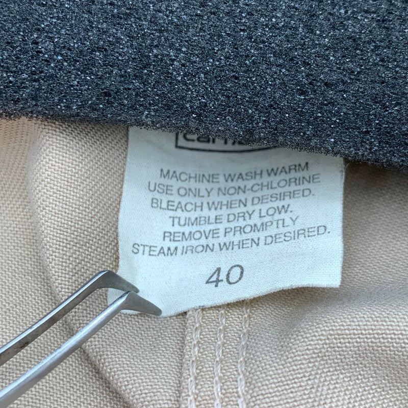 【中古品】【メンズ】 CARHARTT カーハート ダック オールインワン つなぎ ブランド 古着 (fuz) 157-260606-gm-25-oto サイズ：40 カラー：ベージュ 万代Net店