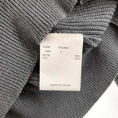 【中古品】【レディース】 URU TOKYO ウル東京 19SUK04 コットンシルクニット　チャコールグレー系 140-260506-sy-01-otoh サイズ：F カラー：チャコールグレー系 万代Net店