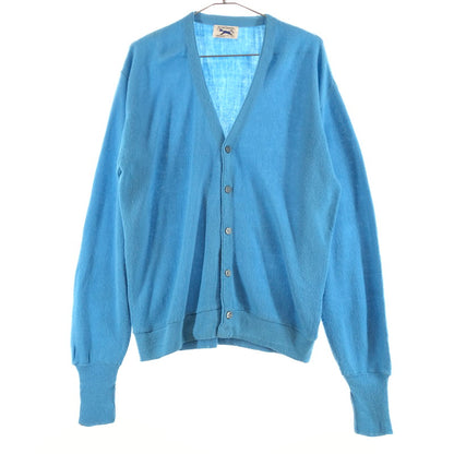 【中古品】【メンズ】 JC PENNY ジェイシーペニー アクリルニットカーディガン サックスブルー 146-260605-sm-03-otoh サイズ：L カラー：サックスブルー 万代Net店