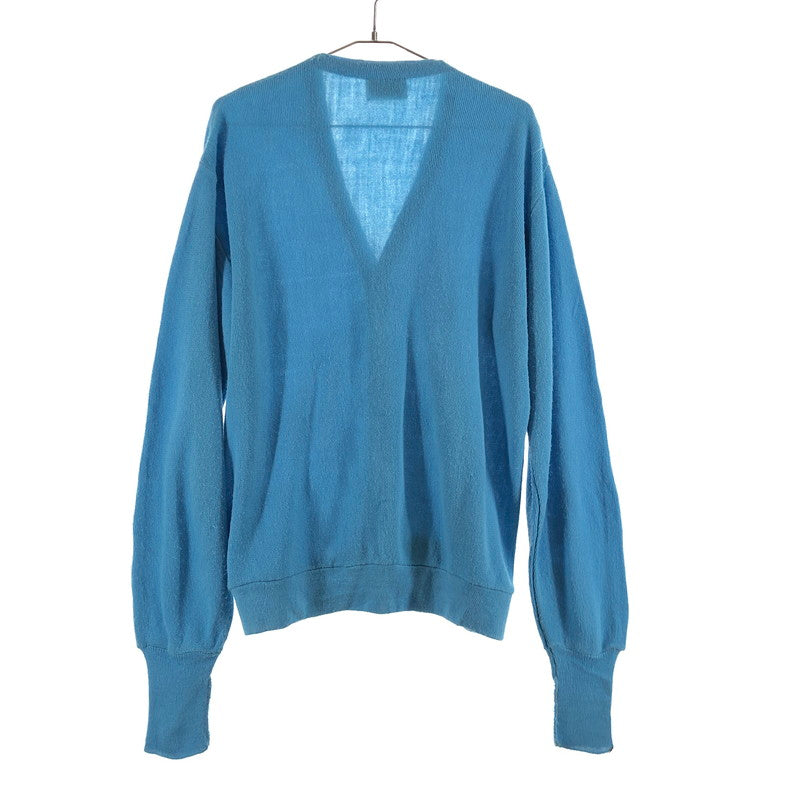 【中古品】【メンズ】 JC PENNY ジェイシーペニー アクリルニットカーディガン サックスブルー 146-260605-sm-03-otoh サイズ：L カラー：サックスブルー 万代Net店