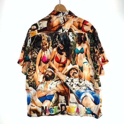 【中古品】【メンズ】 WACKO MARIA 21SS CHEECH&CHONG NICH DREAMS HAWAIAN SHIRT ワコマリア チーチ&チョン ハワイアンシャツ 半袖シャツ ブランド 古着 (fuz) 142-260606-gm-08-oto サイズ：L カラー：総柄 万代Net店