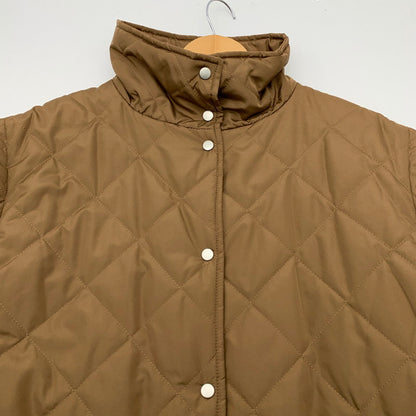 【中古美品】【レディース】 RUMOR ダイヤモンドキリトリバーシブルコート ジャケット ベスト切り替え キルティングジャケット オーバーサイズ ブルゾン ブランド 古着 (fuz) 169-260606-gm-01-oto サイズ：F カラー：ベージュ 万代Net店