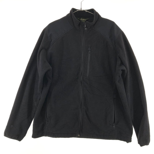 【中古品】【メンズ】 EDDIE BAUER エディーバウアーフリースジャケット 144-260319-ts-04-oto サイズ：L カラー：ブラック 万代Net店