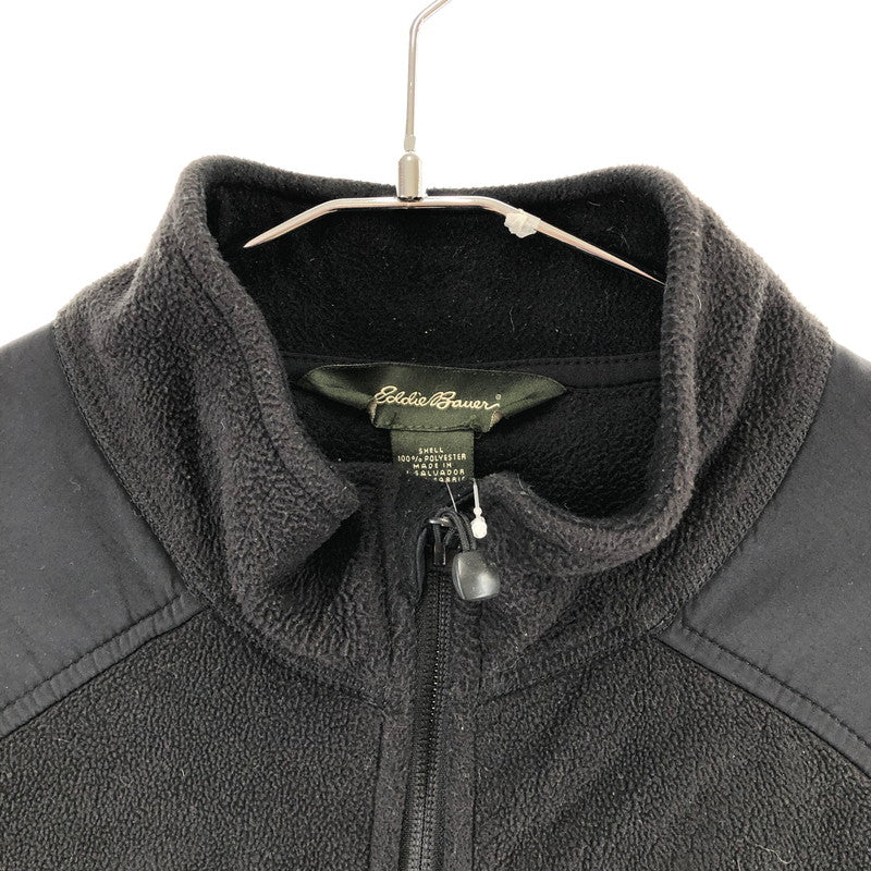【中古品】【メンズ】 EDDIE BAUER エディーバウアーフリースジャケット 144-260319-ts-04-oto サイズ：L カラー：ブラック 万代Net店