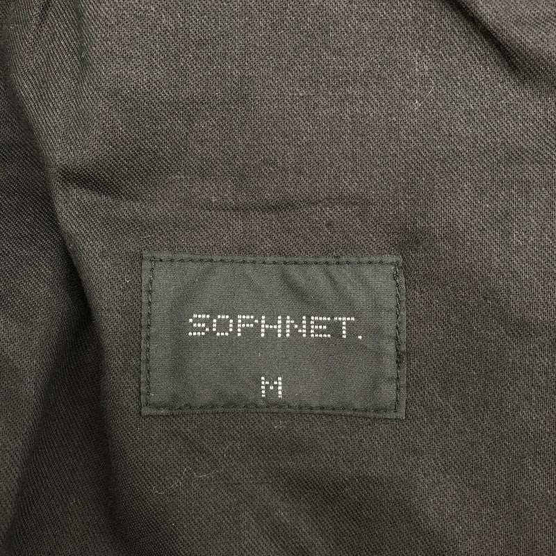 【中古品】【メンズ】 SOPHNET SOPH-200049 20SS HOPSACK WIDE CROPPED EASY PANTS ソフネ 153-260821-sm-02-otoh カラー：ブラック 万代Net店