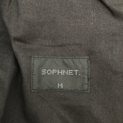 【中古品】【メンズ】 SOPHNET SOPH-200049 20SS HOPSACK WIDE CROPPED EASY PANTS ソフネ 153-260821-sm-02-otoh カラー：ブラック 万代Net店