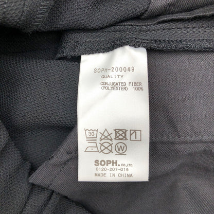 【中古品】【メンズ】 SOPHNET SOPH-200049 20SS HOPSACK WIDE CROPPED EASY PANTS ソフネ 153-260821-sm-02-otoh カラー：ブラック 万代Net店