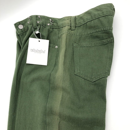 【中古品】【レディース】 MINJMINI STORE ミニミニストアハイウェストデニムワイドパンツ 174-260822-sm-03-otoh カラー：カーキ 万代Net店