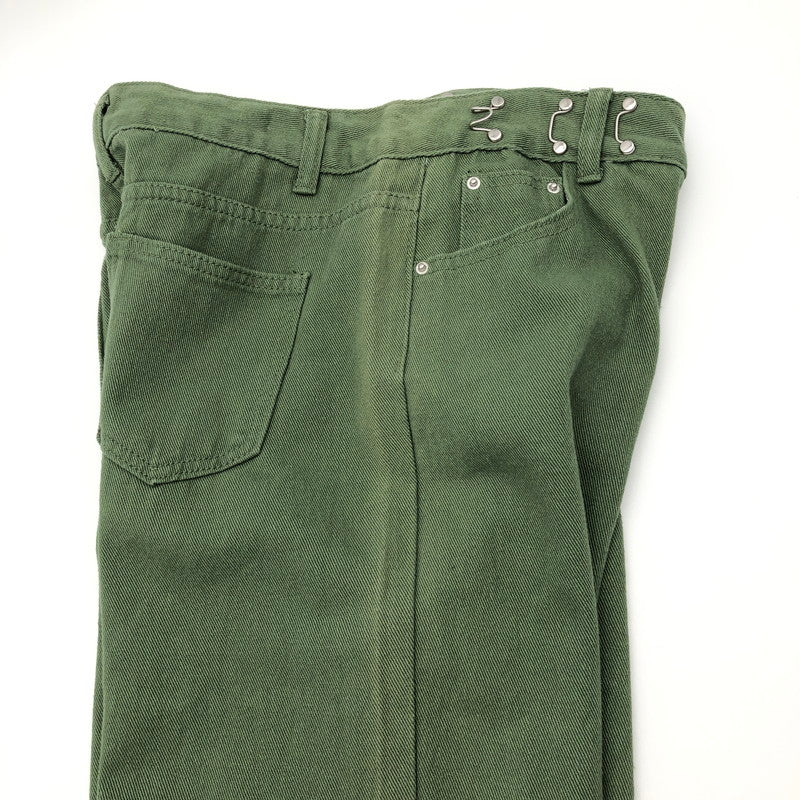 【中古品】【レディース】 MINJMINI STORE ミニミニストアハイウェストデニムワイドパンツ 174-260822-sm-03-otoh カラー：カーキ 万代Net店