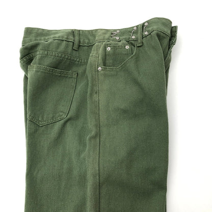 【中古品】【レディース】 MINJMINI STORE ミニミニストアハイウェストデニムワイドパンツ 174-260822-sm-02-otoh カラー：カーキ 万代Net店