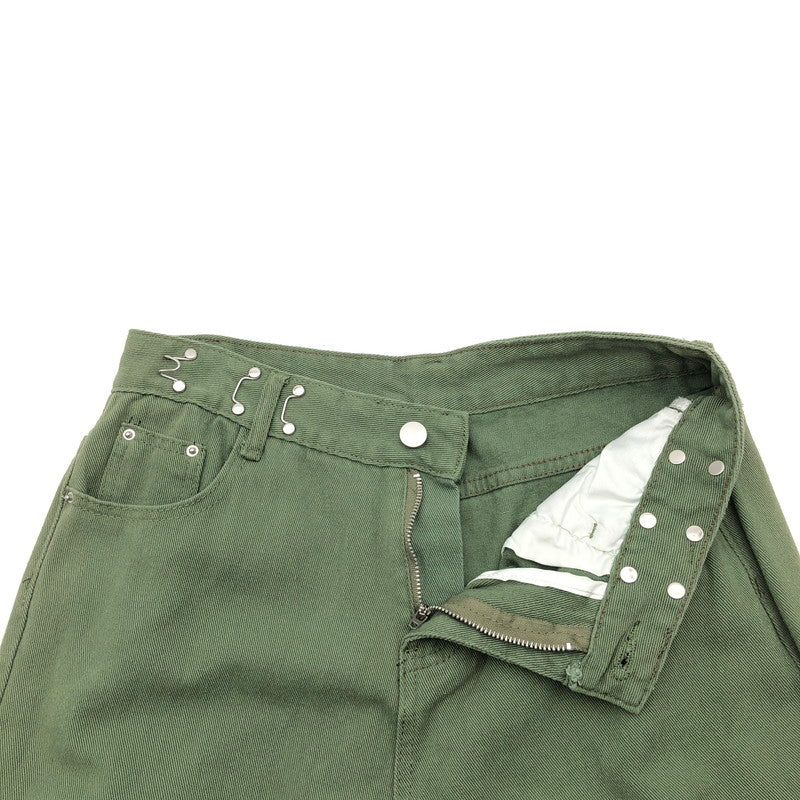 【中古品】【レディース】 MINJMINI STORE ミニミニストアハイウェストデニムワイドパンツ 174-260822-sm-02-otoh カラー：カーキ 万代Net店