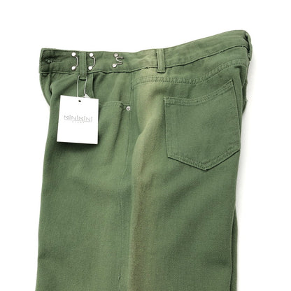 【中古品】【レディース】 MINJMINI STORE ミニミニストアハイウェストデニムワイドパンツ 174-260822-sm-01-otoh カラー：カーキ 万代Net店