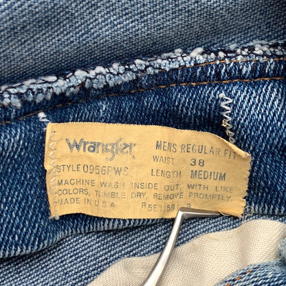 【中古品】【メンズ】 WRANGLER ラングラー USA製 デニムパンツ ジーンズ ブランド 古着 (fuz) 157-260606-gm-19-oto サイズ：38M カラー：インディゴ 万代Net店