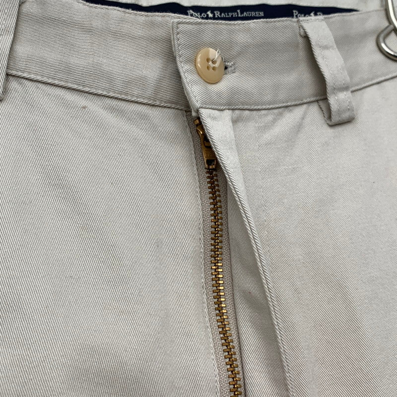【中古品】【メンズ】 POLO RALPH LAUREN ポロ・ラルフローレン チノパンツ ポロチノ パンツ ボトムス ブランド 古着 (fuz) 158-260606-gm-22-oto サイズ：30 カラー：ベージュ 万代Net店