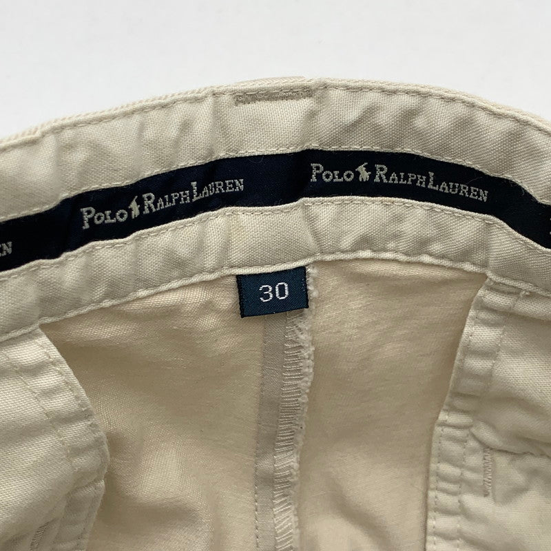 【中古品】【メンズ】 POLO RALPH LAUREN ポロ・ラルフローレン チノパンツ ポロチノ パンツ ボトムス ブランド 古着 (fuz) 158-260606-gm-22-oto サイズ：30 カラー：ベージュ 万代Net店
