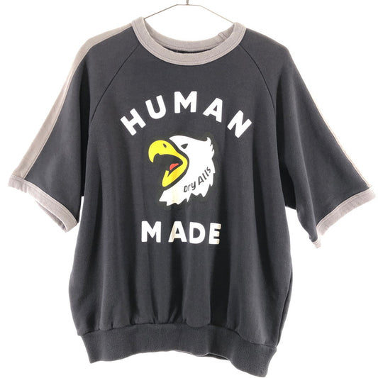 【中古品】【メンズ】 HUMAN MADE S/S SWEATSHIRT ヒューマンメイド スウェット 142-260324-ts-07-otoh サイズ：L カラー：ブラック 万代Net店