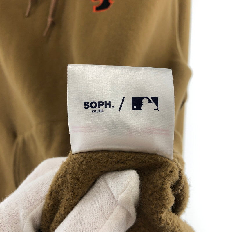 【中古美品】【メンズ】 F.C.REAL.BRISTOL FCRB-212023 21AW MLB TOUR TEAM SWEAT HOODIE エフシーレアルブリストル MLBツアー チームスウェットフーディ 142-260320-ts-02-otoh サイズ：S カラー：キャメル 万代Net店