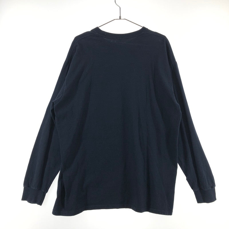【中古品】【メンズ】 Supreme シュプリーム BOX LOGO L/S TEE 20AW ボックスロゴ ロングスリーブ Tシャツ ロンT 長袖 149-260402-nm-04-otoh サイズ：XL カラー：ネイビー 万代Net店